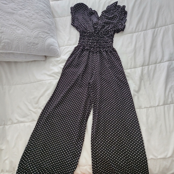 Maxi polka dot jumpsuit size M - Picture 8 of 13